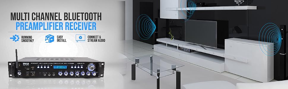 bluetooth preamplifier;reciever;multi channel reciever;speaker sound streo reciever;preamplifier