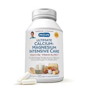 Ultimate Calcium-Magnesium Intensive Care Vitamins D3 K2 MK-7 120