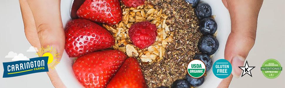 Carrington Farms seeds and grains