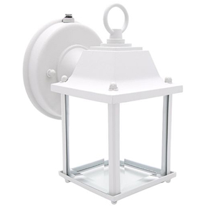 white porch light