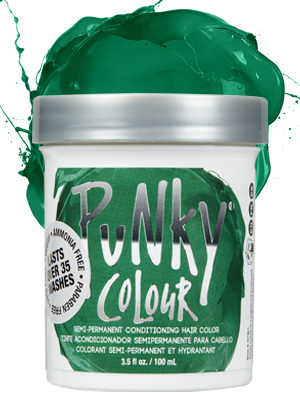 Punky Colour Semi-Permanent Conditioning Hair Color - Alpine Green, 3.5oz