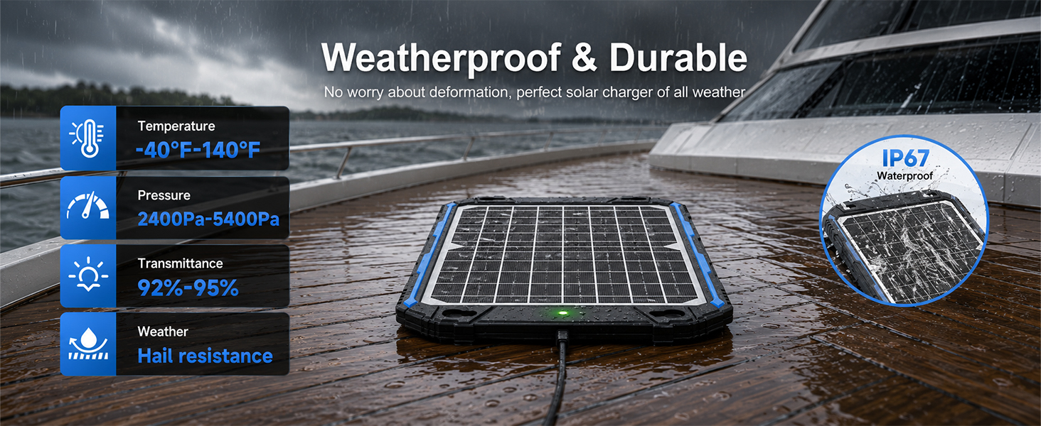 solar boat battery charger