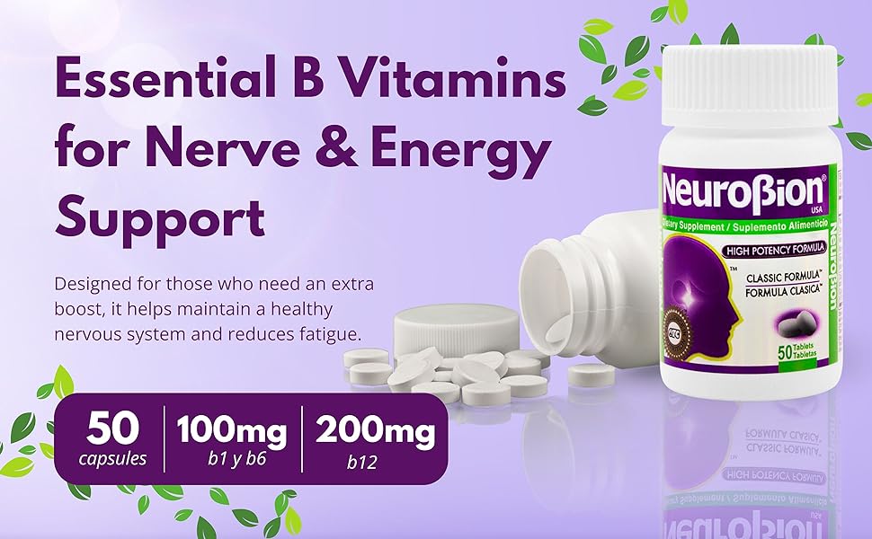 Essential B Vitamins for Never &amp; Energy Support