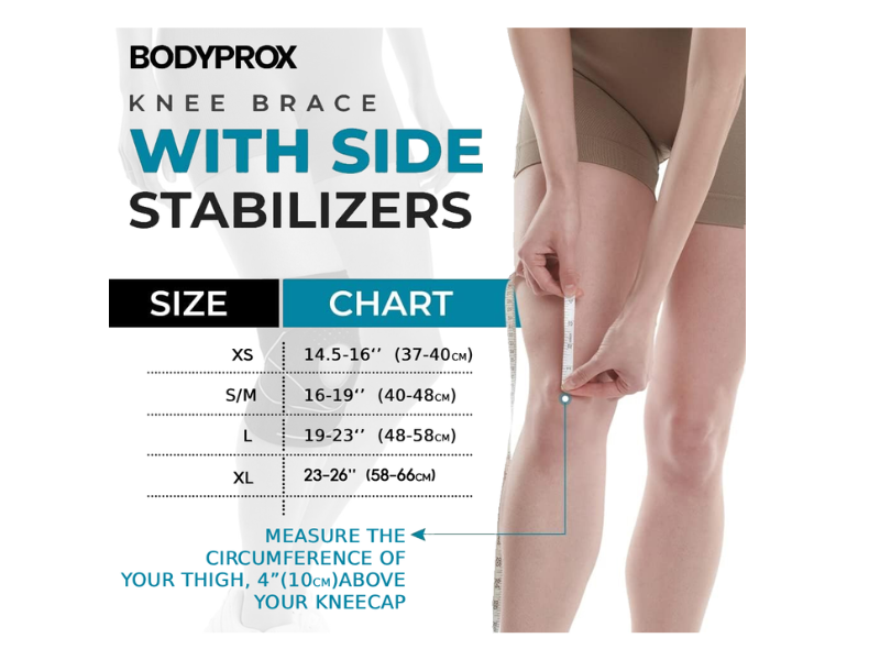 Bodyprox Knee Brace with Size Stabilizer