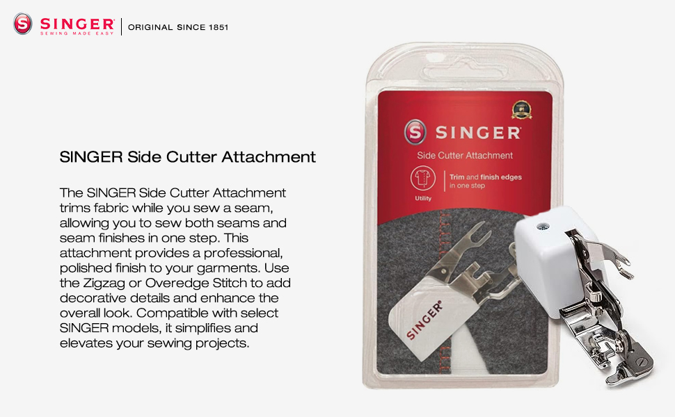 SINGER Side Cutter Attachment