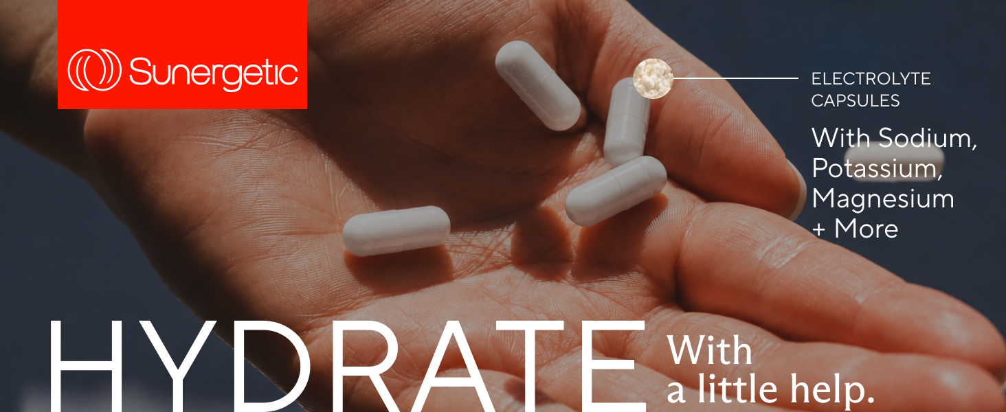 Sunergetic Electrolyte Capsules, 100ct