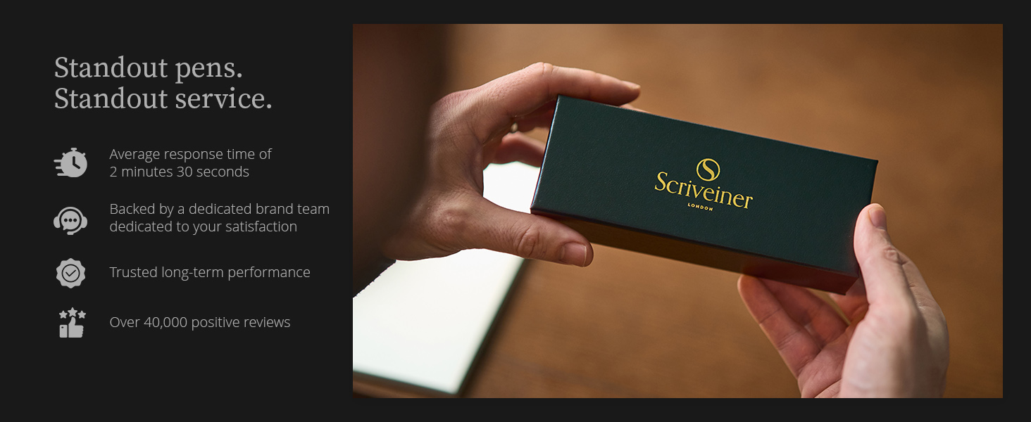 Scriveiner classic rollerball pen gift box
