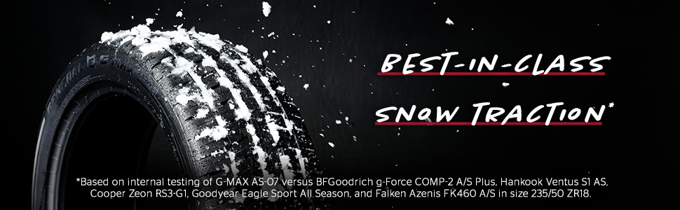 General G-MAX AS-07 tires best-in-class snow traction