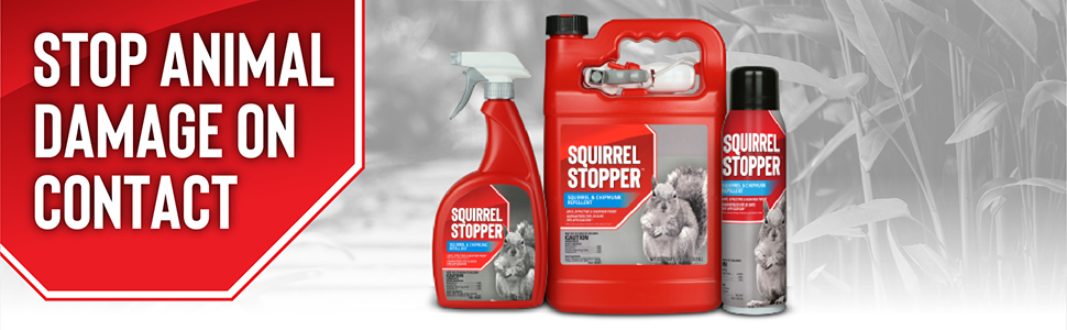 Squirrel Stopper Stops Animal Damage on Contact