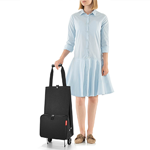 reisenthel, foldabletrolley, black, shopping trolley