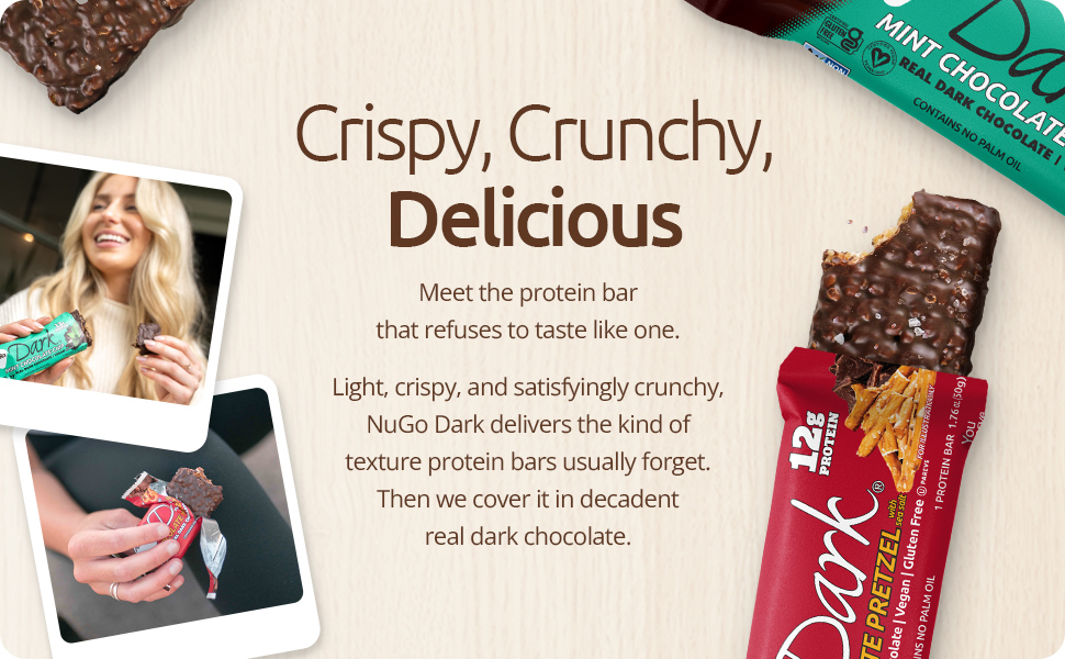 NuGoDark Crispy Crunchy Delicious