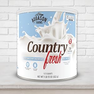 survival food shelf stable milk nonfat milk milk fat free low fat milk emergency food supply milk