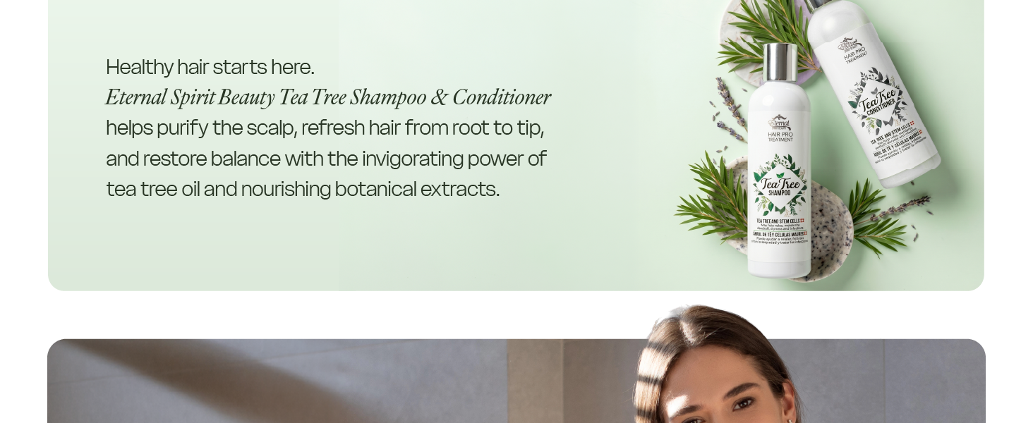 WE-10-85-S - Hair Pro Tea Tree Set