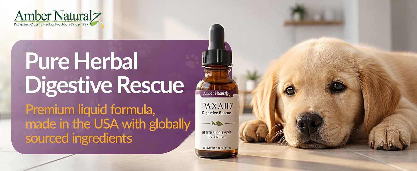 Amber NaturalZ Paxaid Dog Digestive Rescue