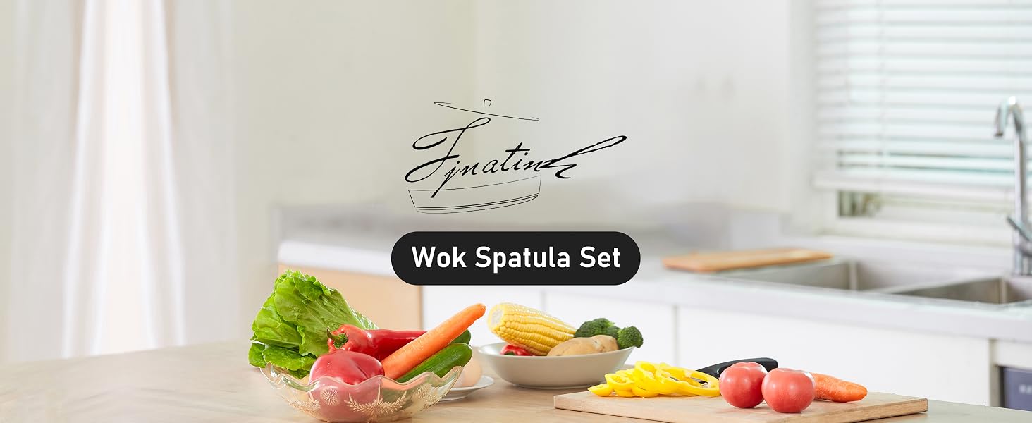 FJNATINH Wok Spatula Set