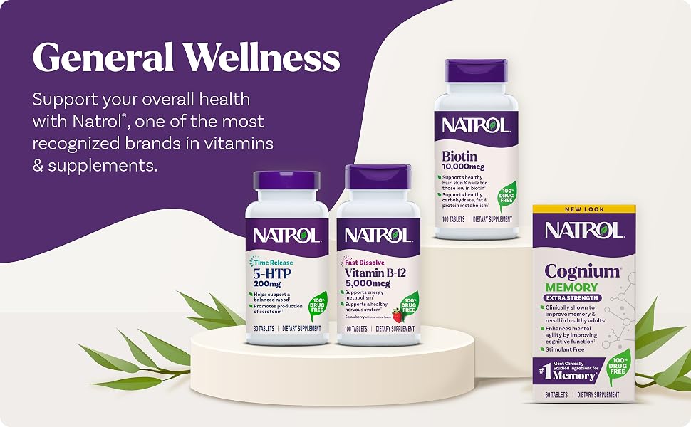 Support your overall health with Natrol one of the most recognized brands in vitamins &amp; supplements