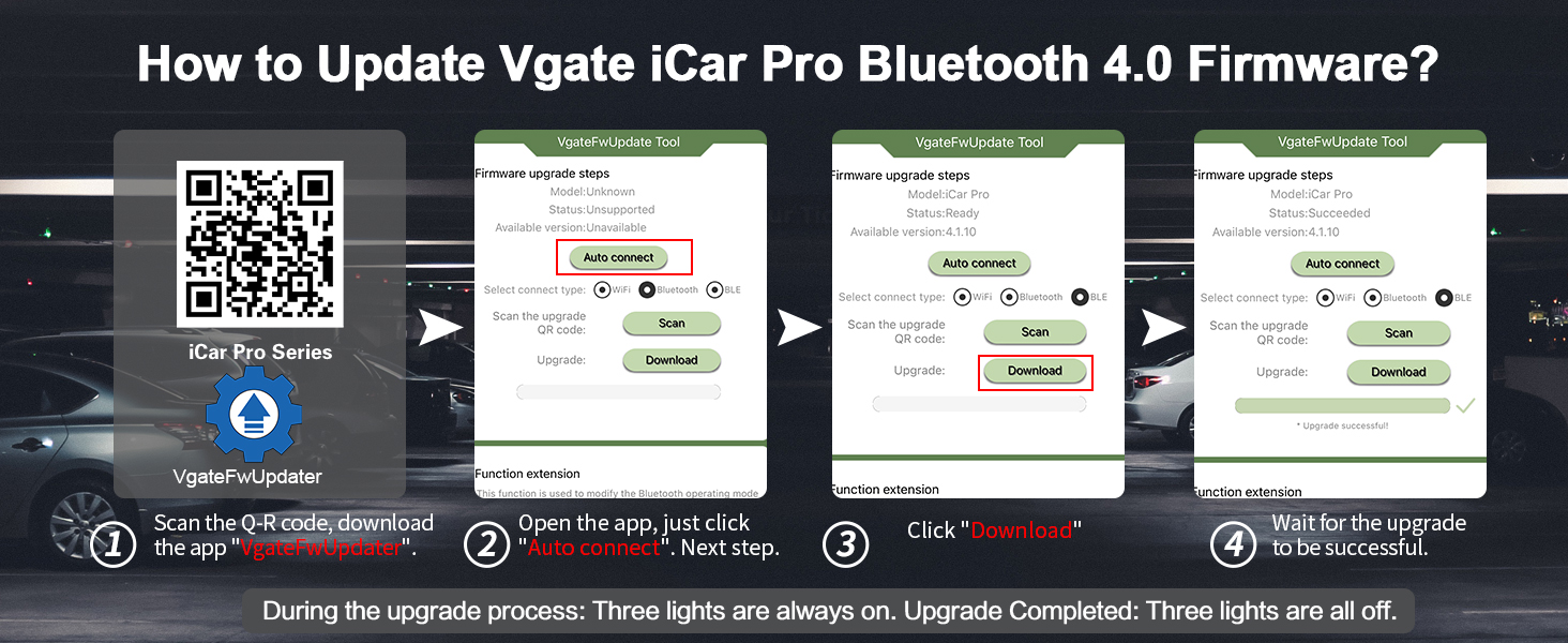 vgate icar pro bluetooth 4.0 - UPGRADE