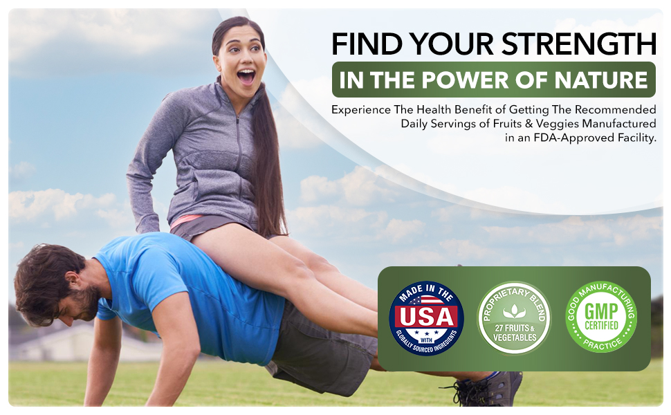 Healthy One Nutrition Fruits &amp; Veggies Find Strength in the Power of Nature