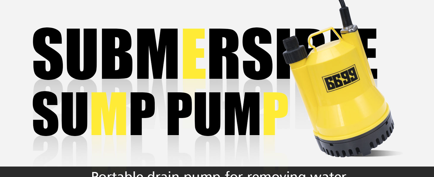 submersible sump pump