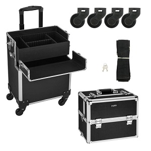 luminum Rolling Makeup Train