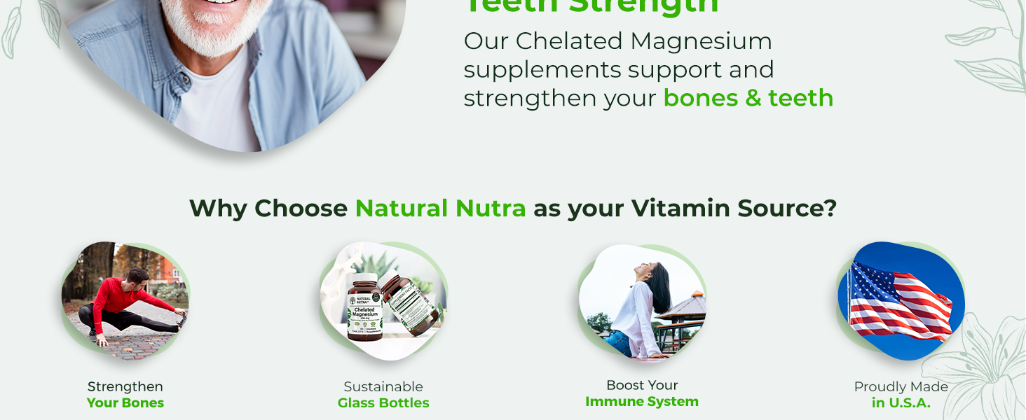 strengthen bones and teeth