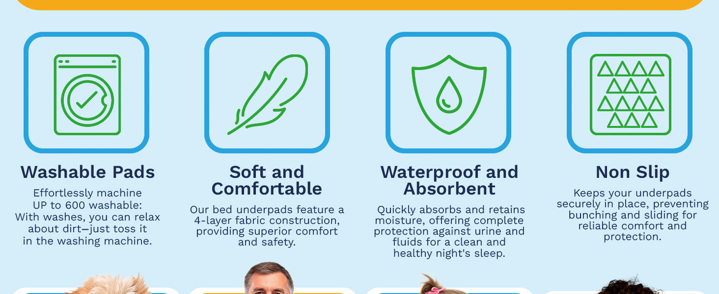 washable underpads