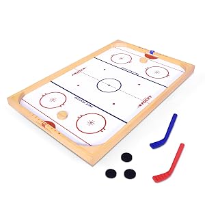 gosports table hockey mini nok hockey pucks air ice tabletop board game kids adults nhl slapshot