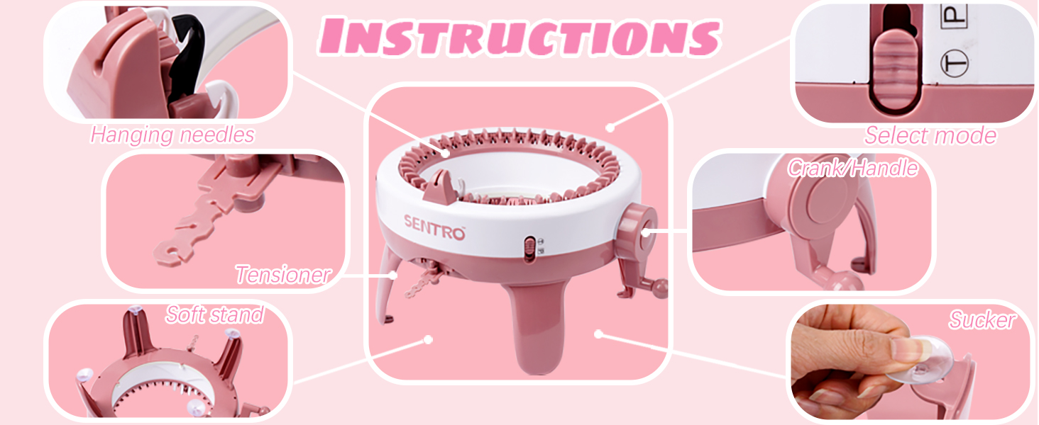 SENTRO 40 Needles Knitting Machines