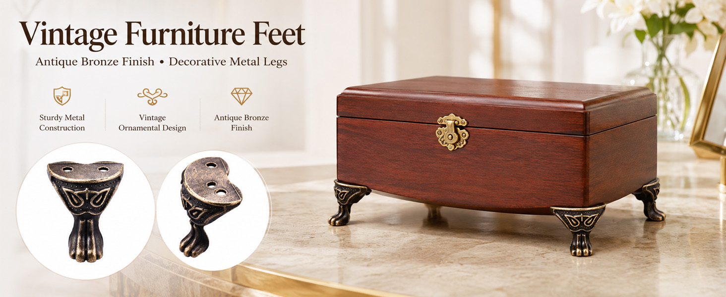 brass furniture feet