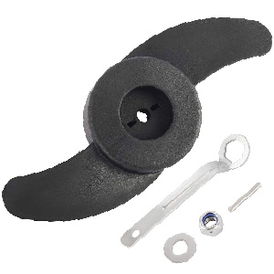 NovelBee 2 Blade Electric Trolling Motor Outboard Propeller,Power Prop Kit