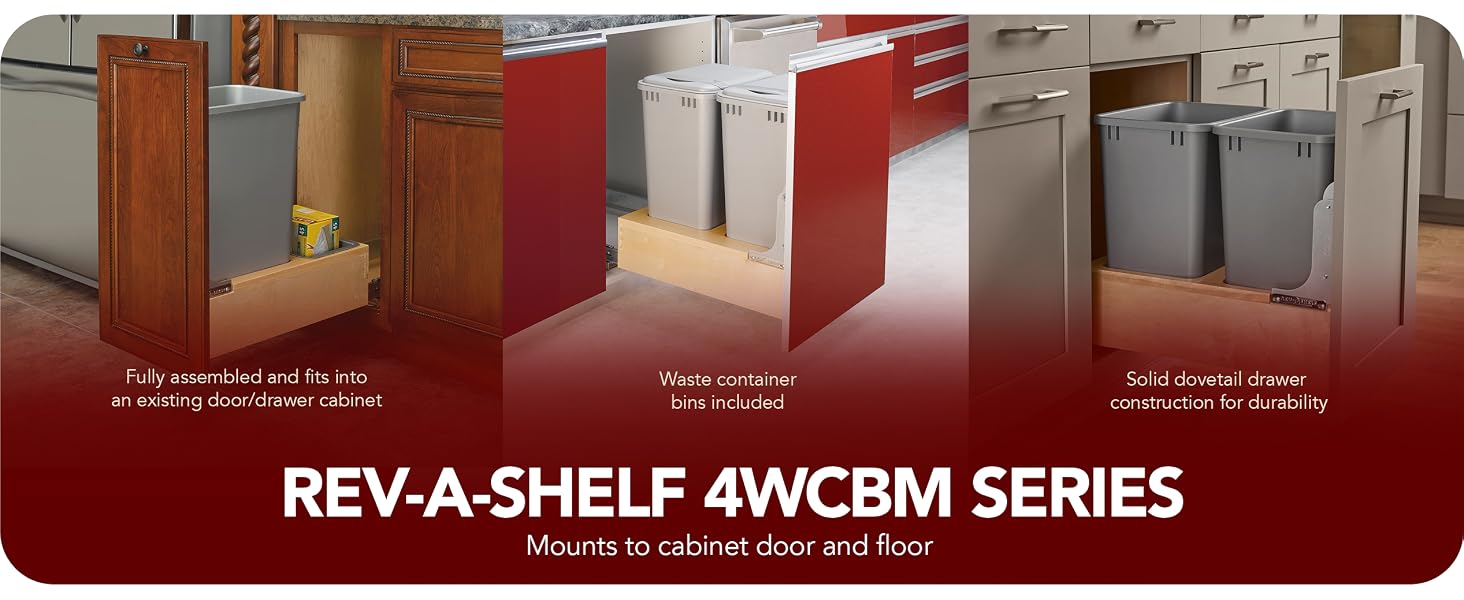 Text reads: Rev-A-Shelf 4WCBM Series
