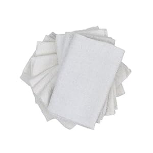 white terry cloth towel
