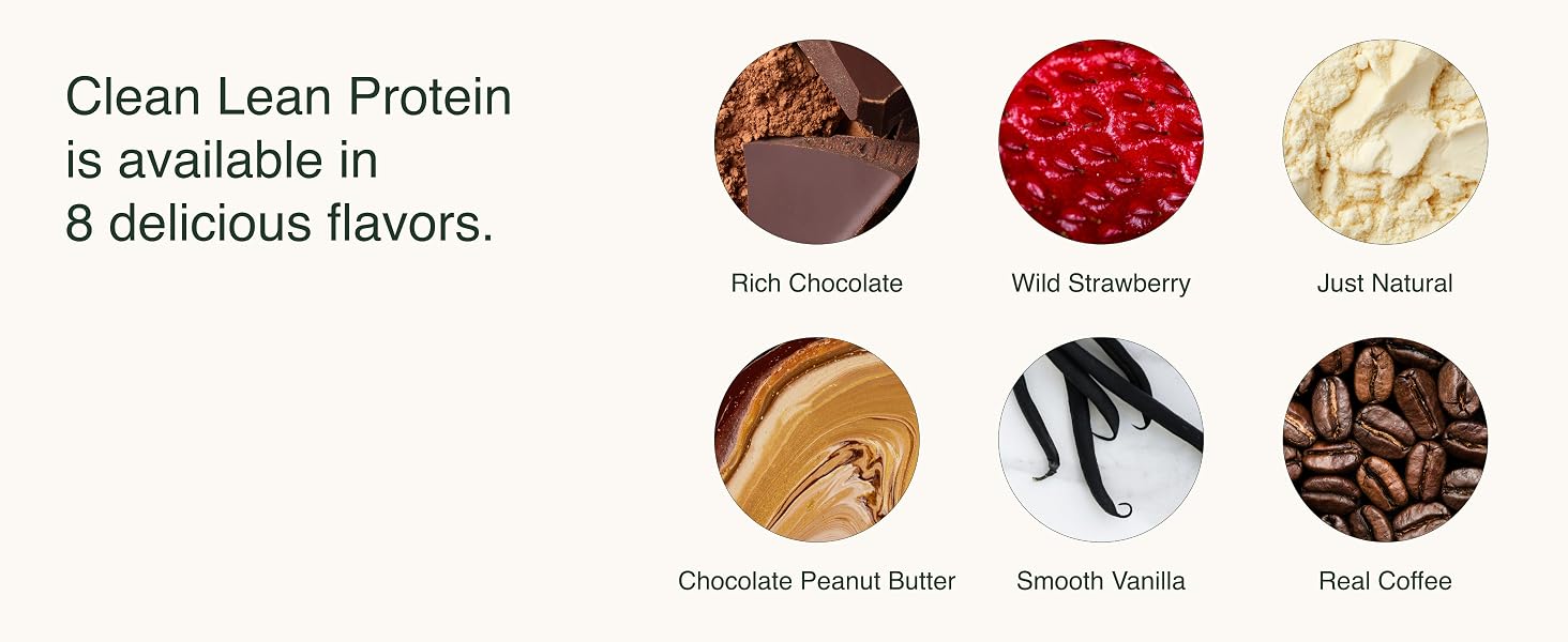 Clean Lean protein Flavors