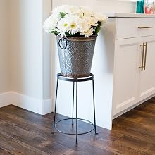 Achla Designs wrought iron plant stands metal set indoor outdoor