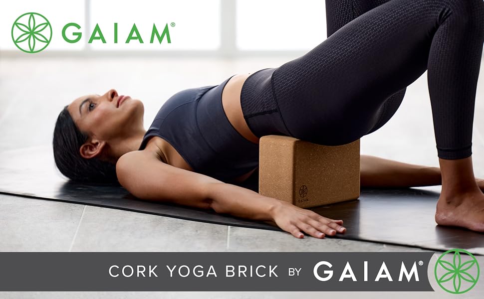 Gaiam Cork Yoga Brick