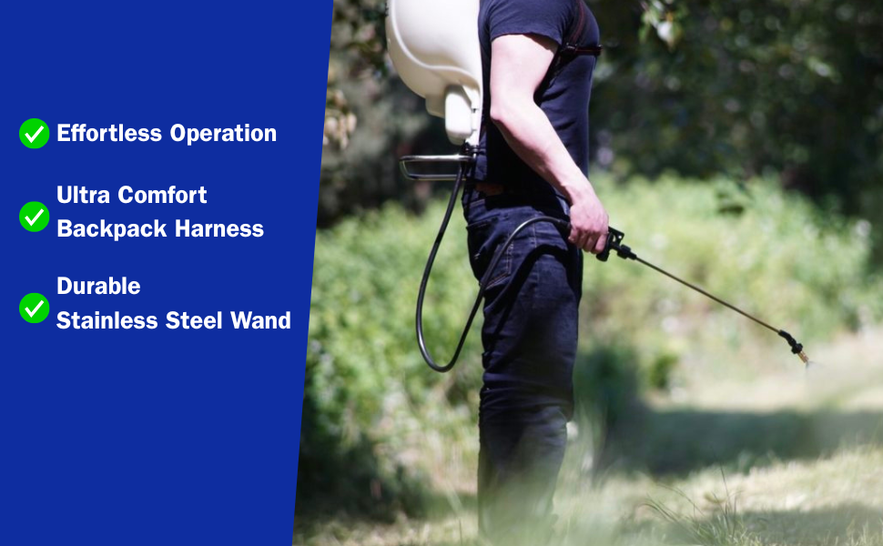 105ex 4 gallon backpack sprayer gardening landscaping sprayer weed killer