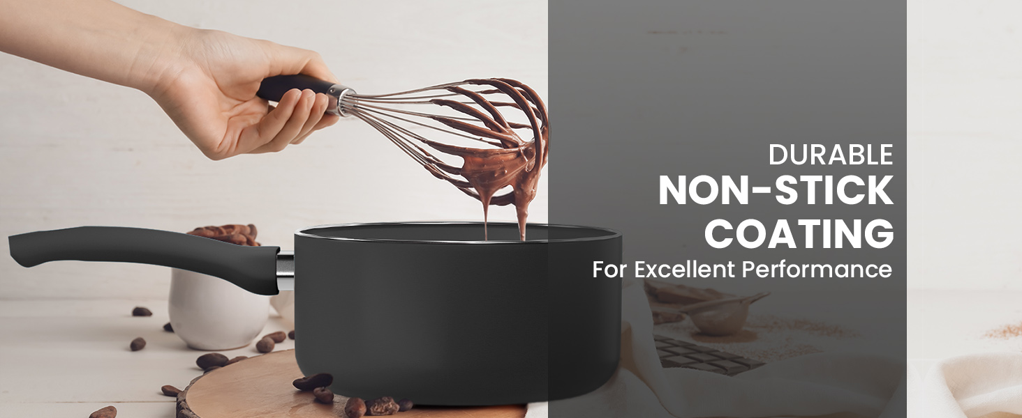 sauce pan with lid,utopia kitchen,soup pot,non stick sauce pan
