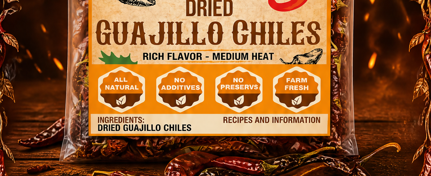Guajillo Chile Peppers