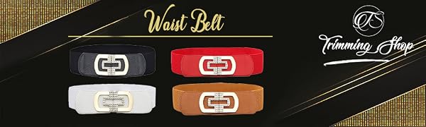 waist belt wide elastic cinch stretchable stretchy retro elasticated