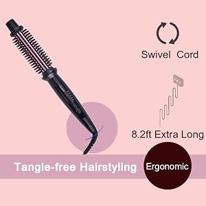 360 swivel 8.2 ft extra long power cord pro 1 inch hair culer