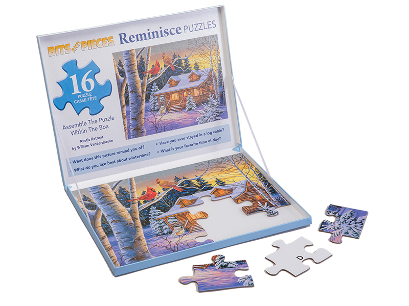 Reminisce puzzles for memory care and dementia patients