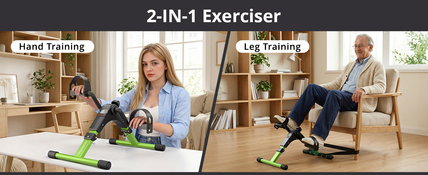 momoda 2-in-1 exerciser: hand and leg training for full body workout