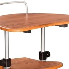desk on wheels adjustable height