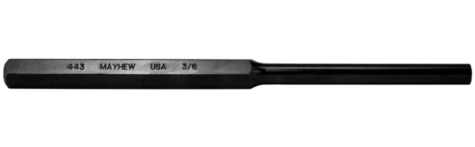 Mayhew Tools 21504 3/8-Inch Extra-Long Pin Punch