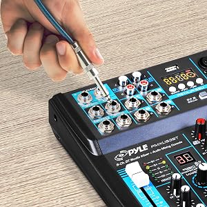 Professional Audio Mixer Sound Board Console Desk System Interface 8 Channel Digital USB Bluetooth