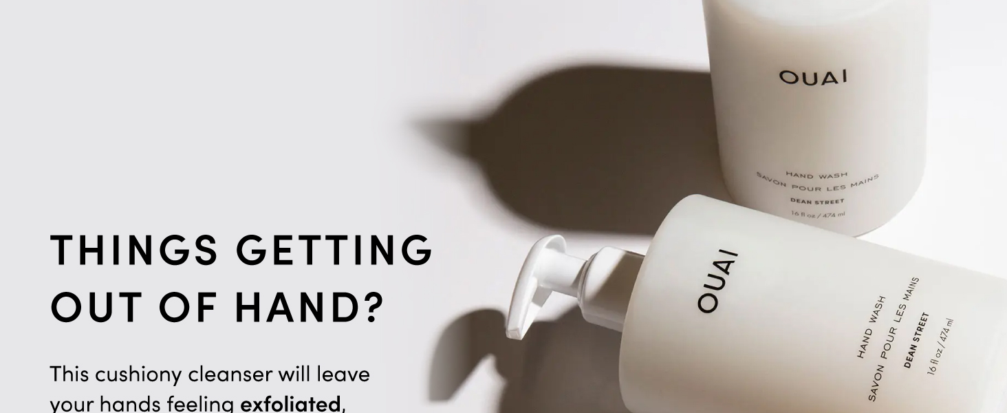 this exfoliating hand soap leaves hands feeling super clean and soft