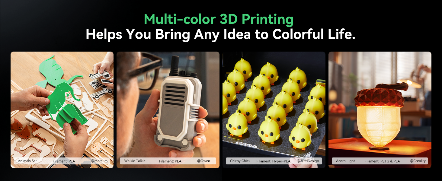 Muti-color 3D Printing