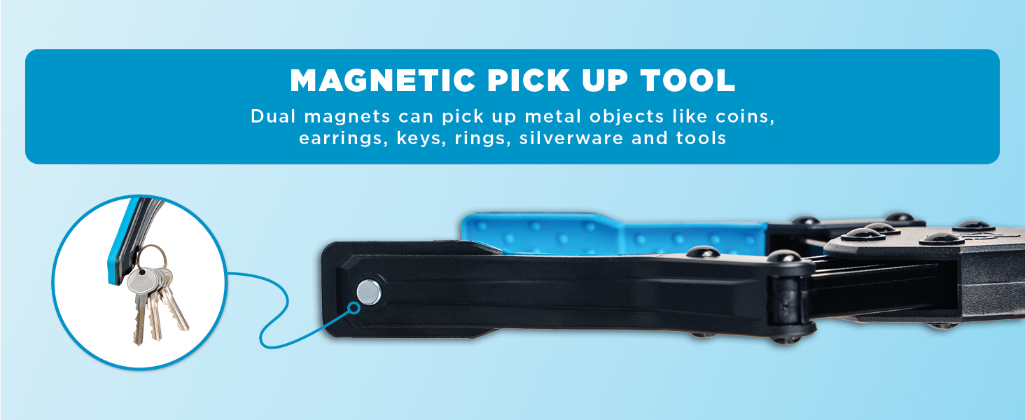 pick up metal objects like coins keys and rings each magnet lifts objects up to 1/2 pound