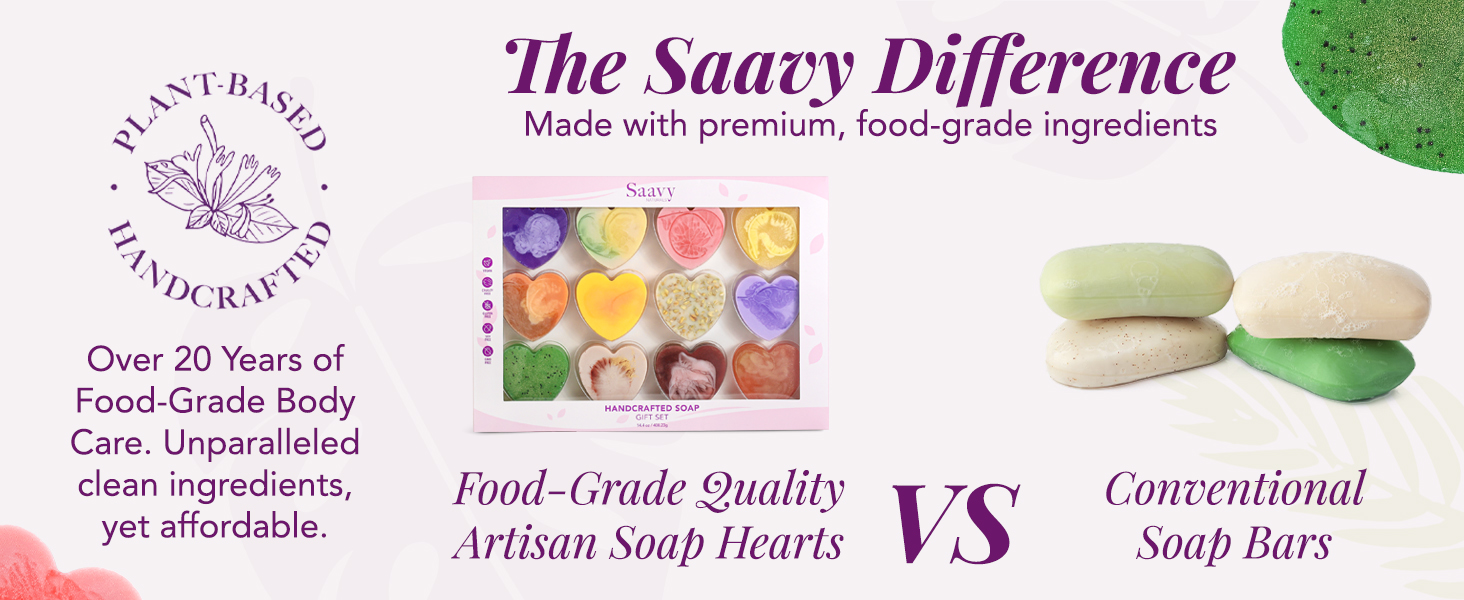 Heart Shaped Artisan Natural Soaps 4