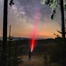 Red light for Astronomy
